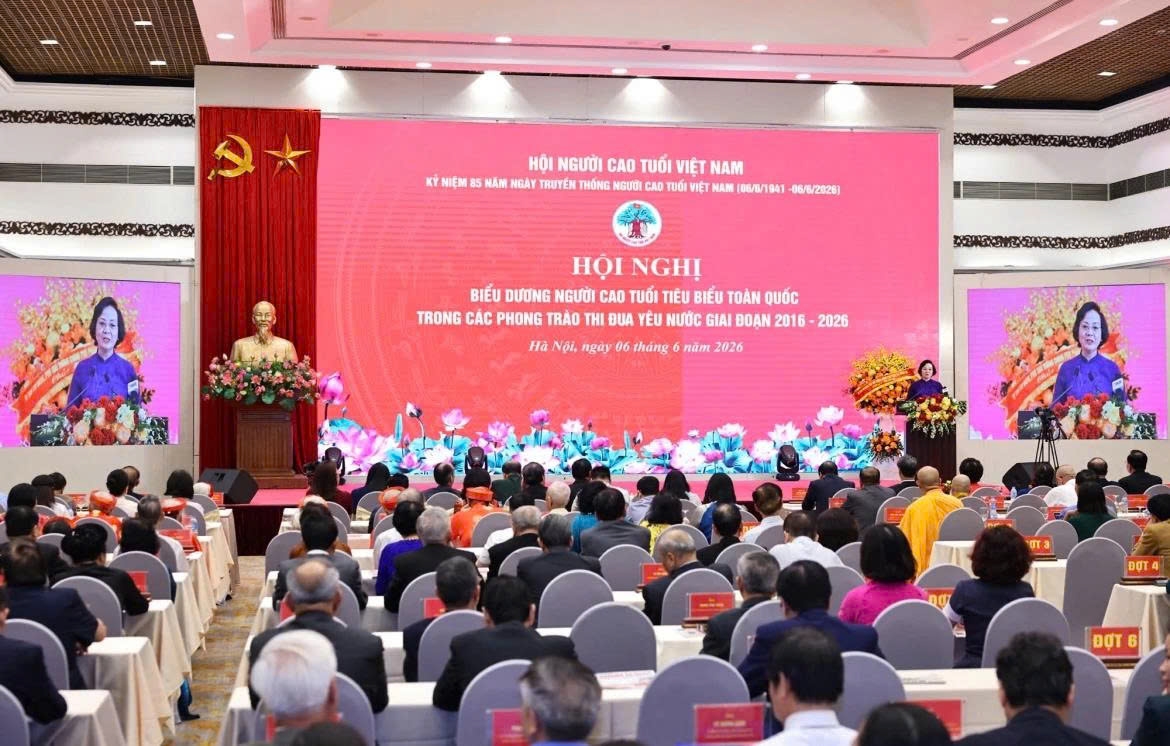Hội nghị gặp mặt, biểu dương người cao tuổi tiêu biểu toàn quốc trong các phong trào thi đua yêu nước giai đoạn 2016-2026.