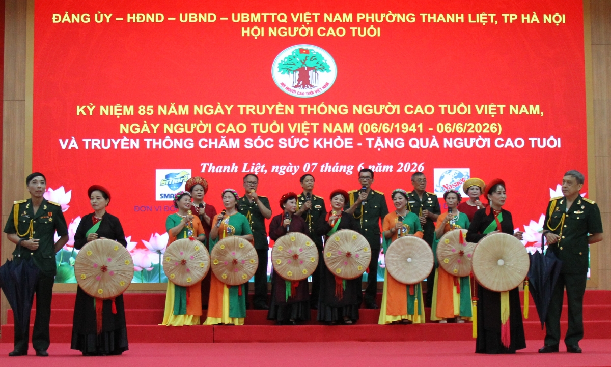 Tiết mục văn nghệ chào mừng kỷ niệm 85 năm Ngày Truyền thống NCT Việt Nam