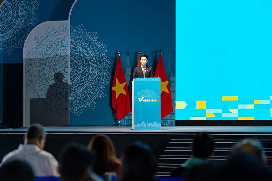Ông Nguyễn Văn Thanh - Tổng Giám đốc GSM Toàn cầu phát biểu chào mừng tại sự kiện.