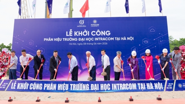 Trường Đại học Intracom kỉ niệm 20 năm thành lập và khởi công phân hiệu tại Hà Nội