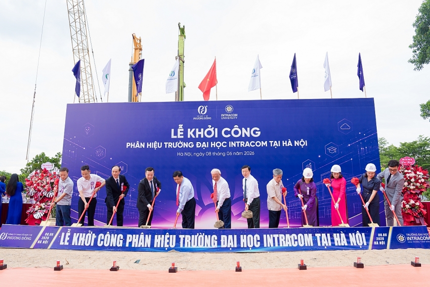 Trường Đại học Intracom kỉ niệm 20 năm thành lập và khởi công phân hiệu tại Hà Nội