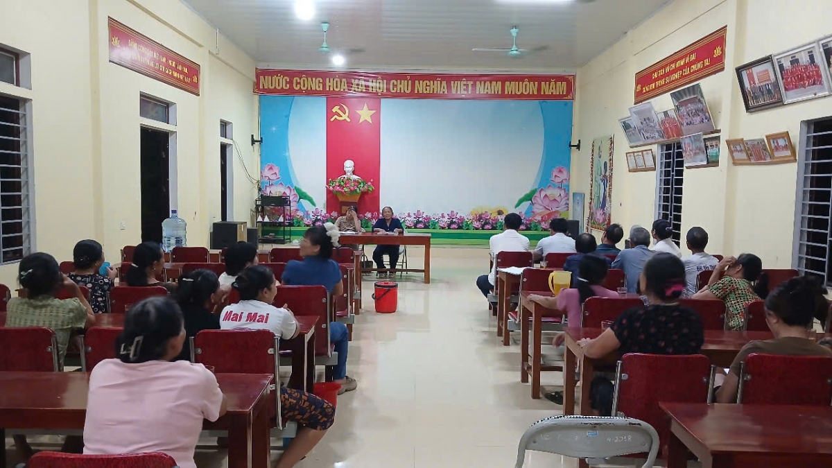 Việc sát nhập xóm tại xã Hợp Minh được thực hiện trên nguyên tắc dân chủ, minh bạch và tôn trọng, lắng nghe ý kiến của nhân dân
