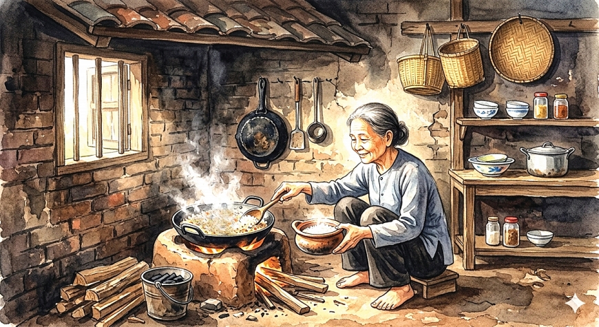 Bữa cơm sáng đong đầy kí ức của mẹ