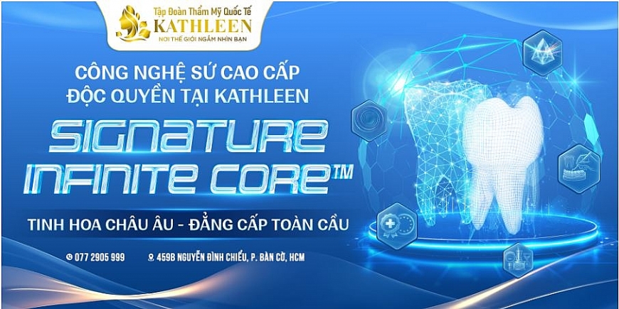 Công nghệ chế tác răng sứ Signature Infinite Core™ từ Thụy Sĩ được chuyển giao độc quyền cho Nha khoa Thẩm Mỹ - Tập đoàn Thẩm mỹ Quốc tế Kathleen