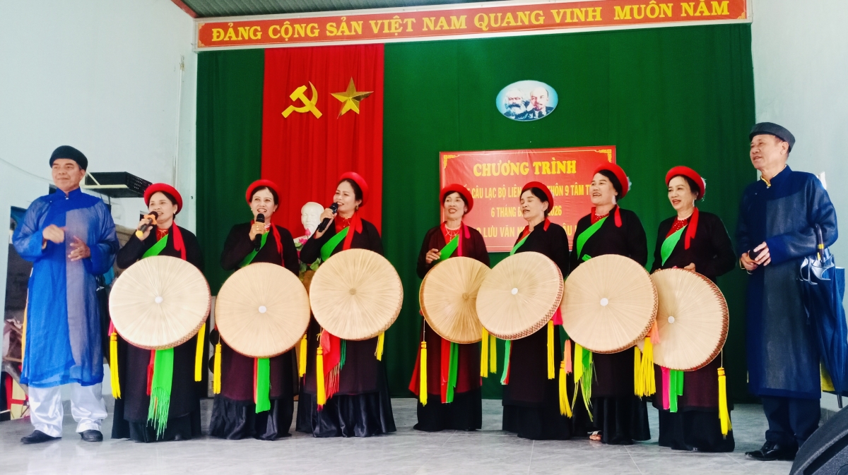 Tiết mục văn nghệ giao lưu ở Cư Jút