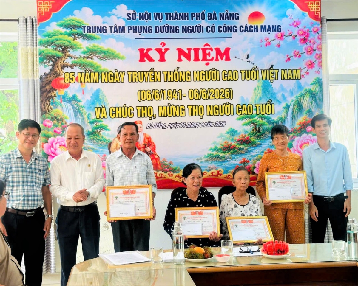 Mừng thọ NCT phường Hội An Tây