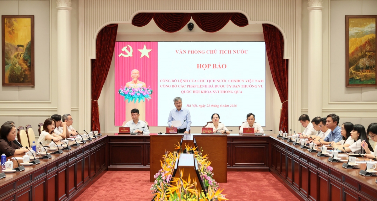 Thêm 2 Pháp lệnh  có hiệu lực từ 1/7/2026