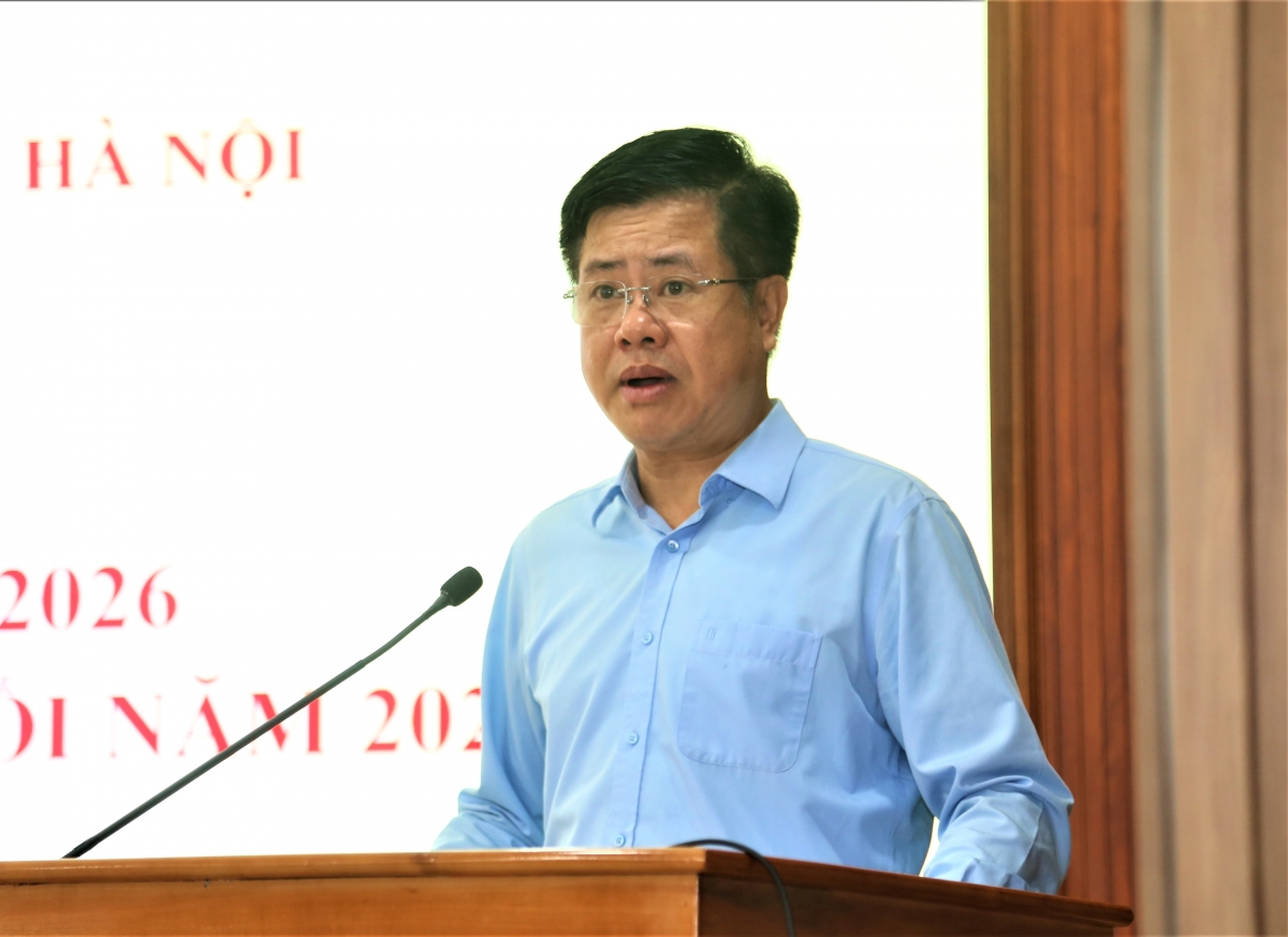 Ông Phạm Thế Vinh phát biểu chào mừng Hội nghị