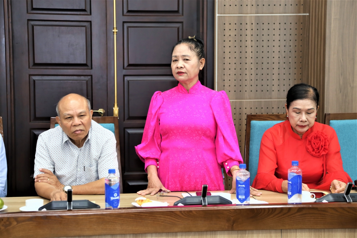 Đại biểu phường Xuân Đỉnh phát biểu