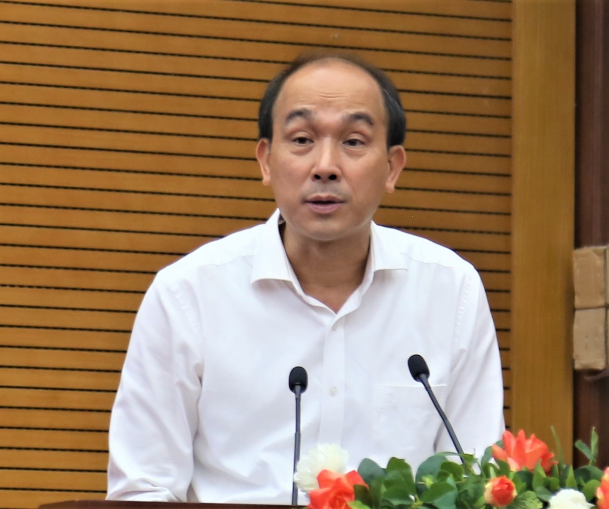Ông Nguyễn Tây Nam phát biểu