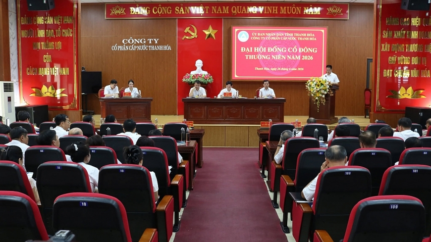 Công ty CP Cấp nước Thanh Hóa tổ chức đại hội đồng cổ đông thường niên năm 2026