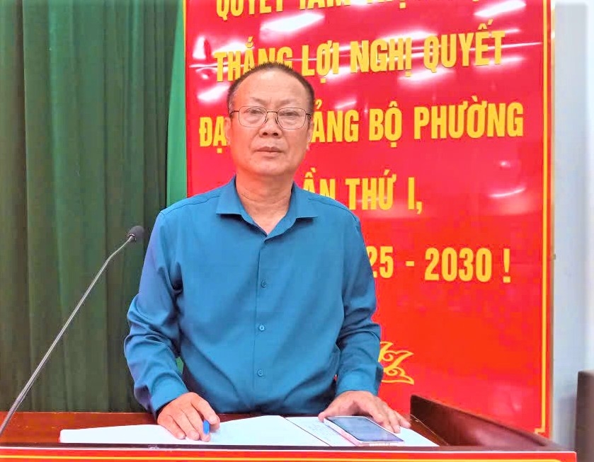 Ông Nguyễn Hồng Sơn, Chủ tịch Hội NCT phowngf Thục Phán nhiệm kỳ 2026-2031