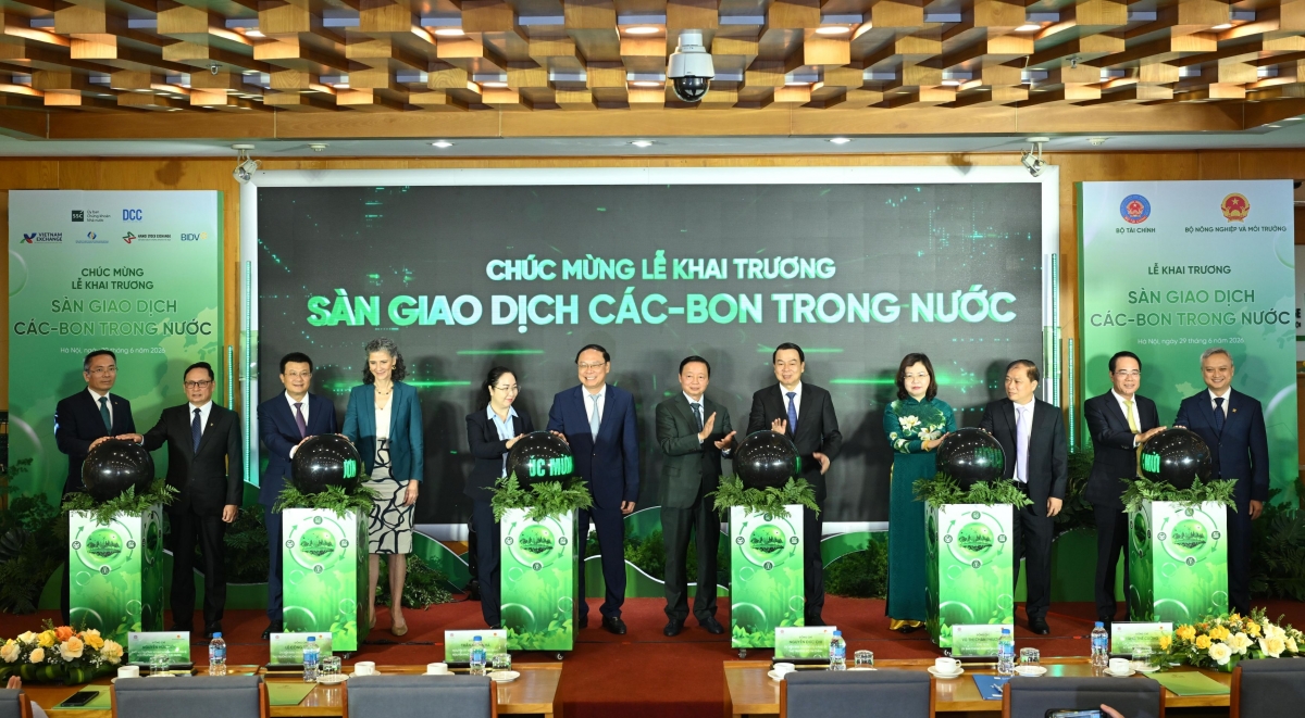 BIDV phối hợp vận hành khai trương hệ thống giao dịch Các- bon
