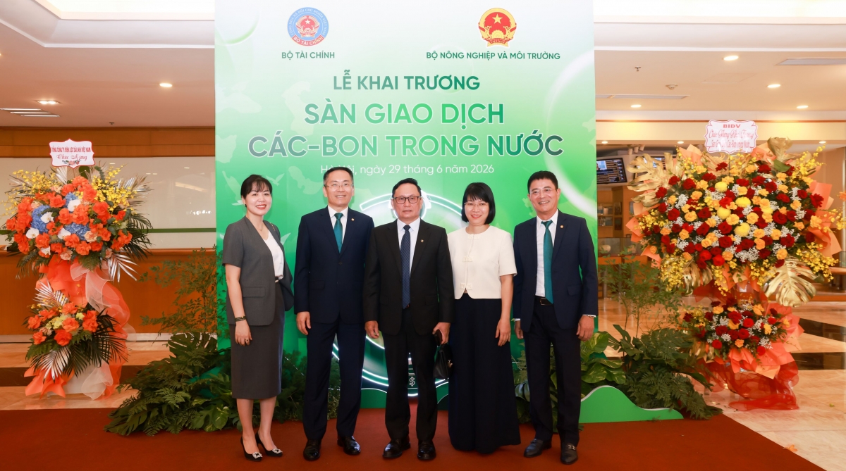 BIDV phối hợp vận hành khai trương hệ thống giao dịch Các- bon