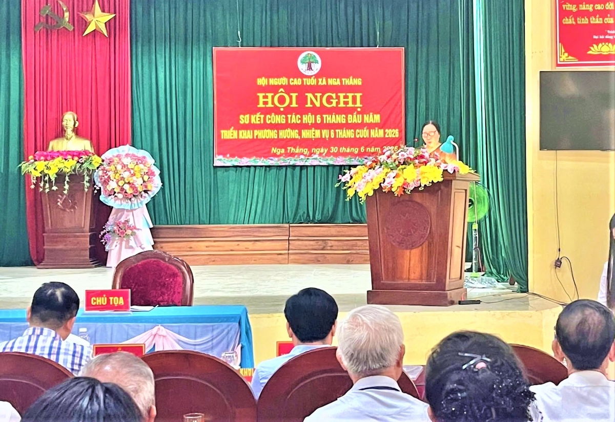 Xã Nga Thắng củng cố tổ chức, phát huy vai trò NCT sau sáp nhập