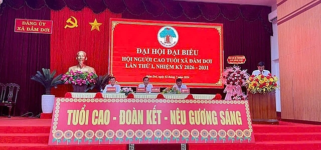 Đại hội đại biểu Hội NCT xã Đầm Dơi lần thứ I, nhiệm kỳ 2026-2031 (Ảnh: Đại hội cung cấp)