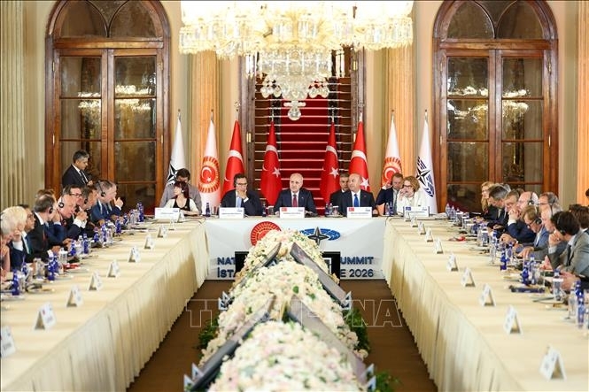 Quang cảnh Hội nghị các nhà lãnh đạo nghị viện NATO tại Istanbul, Thổ Nhĩ Kỳ, ngày 29/6/2026. Ảnh: TTXVN Quang cảnh Hội nghị các nhà lãnh đạo nghị viện NATO tại Istanbul, Thổ Nhĩ Kỳ, ngày 29/6/2026. Ảnh: TTXVN