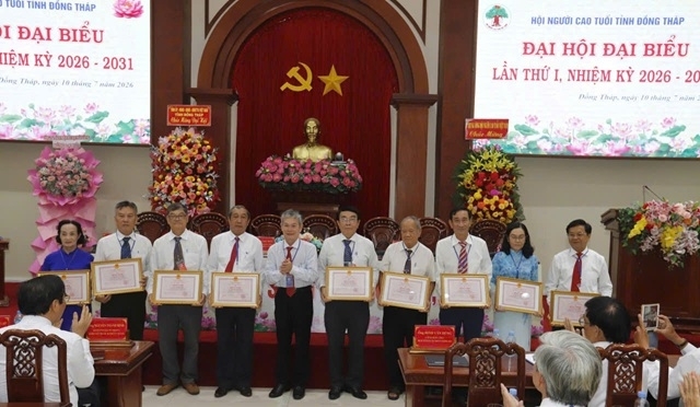 Đại hội đại biểu Hội NCT tỉnh Đồng Tháp lần thứ I: Phát huy vai trò Tuổi cao – Gương sáng trong giai đoạn mới
