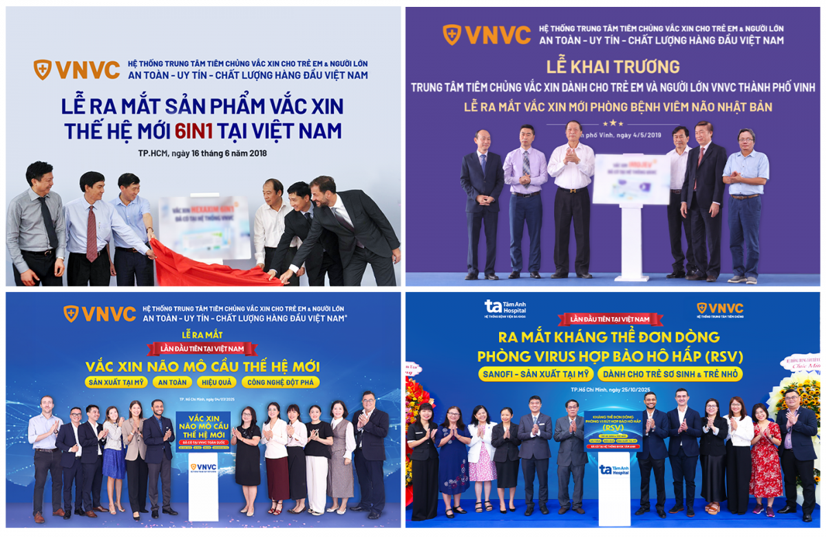 3-VNVC và Sanofi ( Pháp) đã đưa về và triển khai tiêm tại Việt Nam nhiều loại vắc xin thế hệ mới cần thiết cho trẻ em và người lớn, như vắc xin 6 trong 1, viêm não Nhật Bản, não mô cầu ACYW, kháng thể đơn dòn 3-VNVC và Sanofi ( Pháp) đã đưa về và triển khai tiêm tại Việt Nam nhiều loại vắc xin thế hệ mới cần thiết cho trẻ em và người lớn, như vắc xin 6 trong 1, viêm não Nhật Bản, não mô cầu ACYW, kháng thể đơn dòn