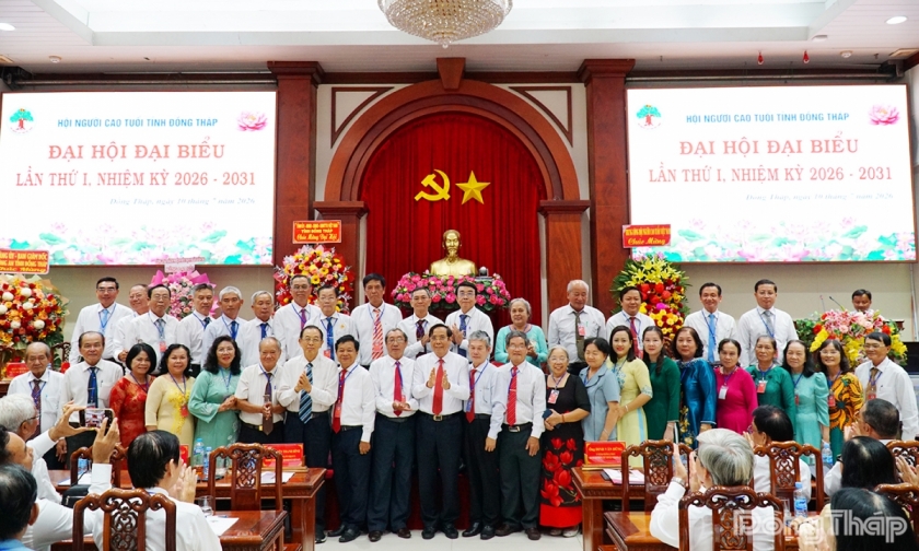 Đại hội đại biểu Hội NCT tỉnh Đồng Tháp lần thứ I: Phát huy vai trò người cao tuổi trong giai đoạn mới