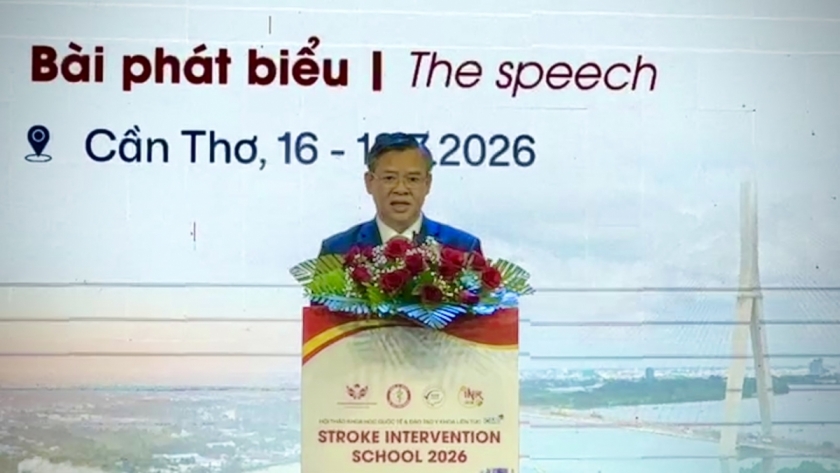 2. TS. Nguyễn Ngô Quang, Cục trưởng Cục Khoa học Công nghệ và Đào tạo - Bộ Y tế, phát biểu tại chương trình 2. TS. Nguyễn Ngô Quang, Cục trưởng Cục Khoa học Công nghệ và Đào tạo - Bộ Y tế, phát biểu tại chương trình