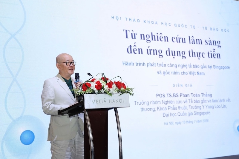 PGS.TS Phan Toàn Thắng: Muốn công nghệ tế bào gốc phát triển bền vững phải dựa trên bằng chứng khoa học PGS.TS Phan Toàn Thắng: Muốn công nghệ tế bào gốc phát triển bền vững phải dựa trên bằng chứng khoa học