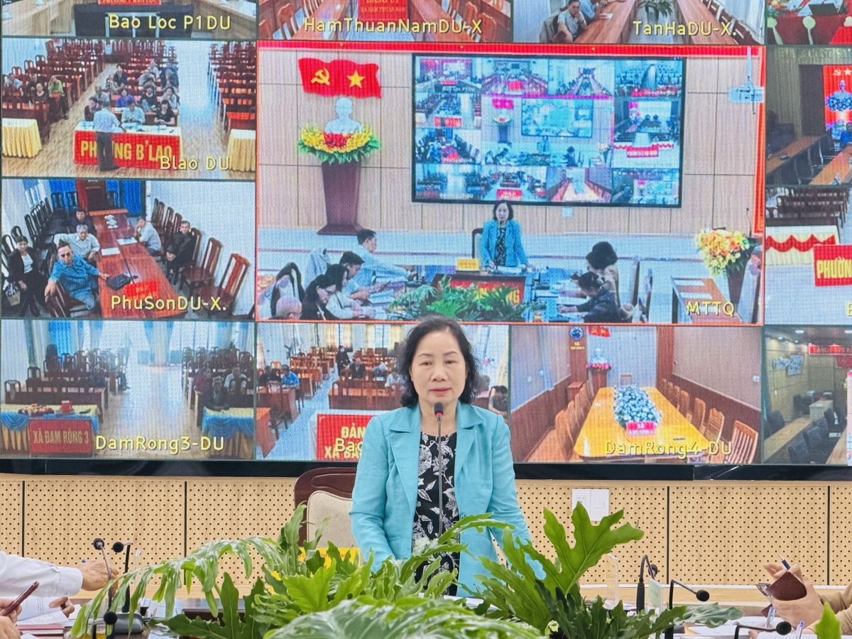 Bà Nguyễn Thị Phúc, Chủ tịch Hội NCT tỉnh khai mạc hội nghị