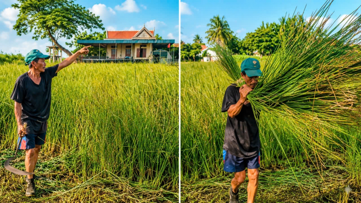 Theo ông Vũ Văn Việt năm nay cây cói được mùa được giá nên người dan rất phấn khởi Theo ông Vũ Văn Việt năm nay cây cói được mùa được giá nên người dan rất phấn khởi