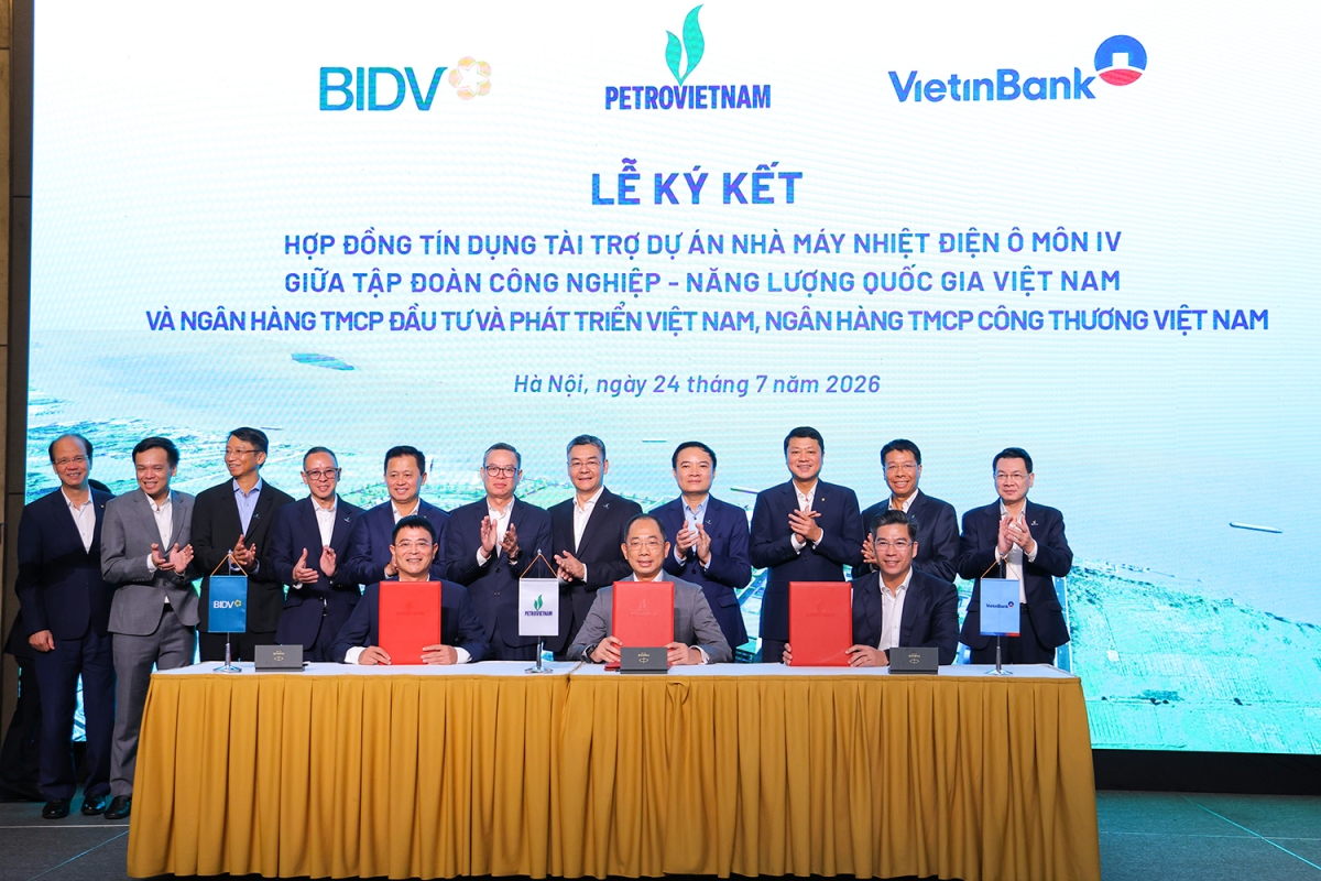 Toàn cảnh lễ ký kết tín dụng cho dự án Nhà máy Nhiệt điện Ô Môn IV Toàn cảnh lễ ký kết tín dụng cho dự án Nhà máy Nhiệt điện Ô Môn IV