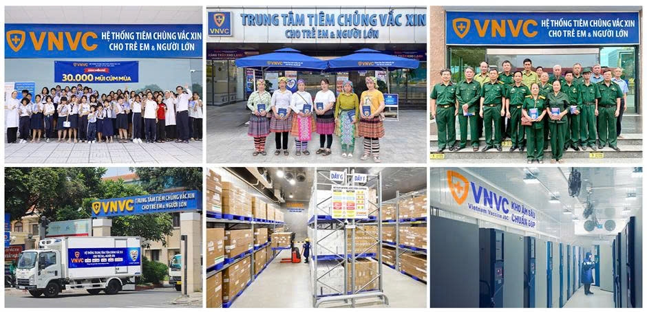 Năm 2025, Hệ thống Tiêm chủng VNVC cũng đã triển khai chương trình tiêm vắc xin cúm miễn phí dành cho các cựu chiến binh, người có công với cách mạng nhân kỷ niệm 50 năm thống nhất đất nước.