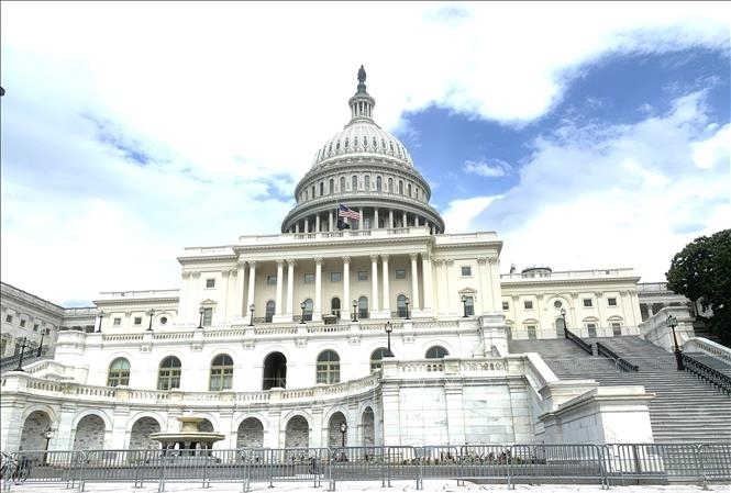 Trụ sở Quốc hội Mỹ tại thủ đô Washington DC.         Ảnh: TTXVN