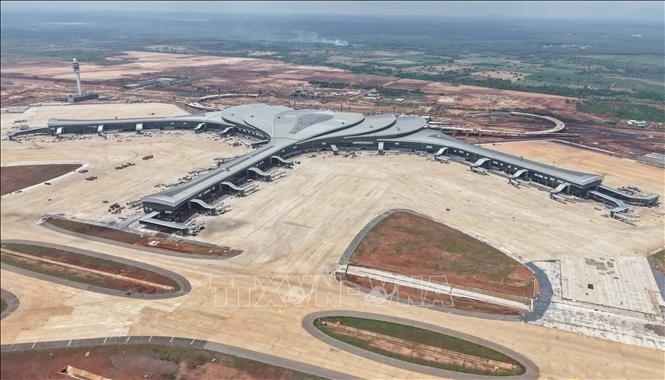 Sân bay Long Thành tháng 7/2026 - Ảnh: TTXVN
