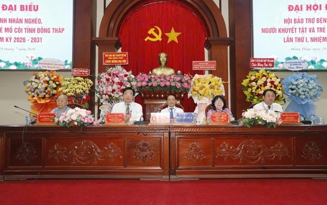 Đại hội đại biểu Hội Bảo trợ bệnh nhân nghèo, người khuyết tật và trẻ em mồ côi tỉnh Đồng Tháp lần thứ I, nhiệm kỳ 2026 - 2031