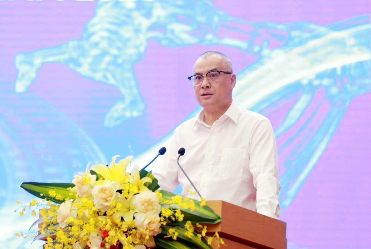 Bí thư Tỉnh ủy Phú Thọ Phạm Đại Dương phát biểu khai mạc Hội nghị.