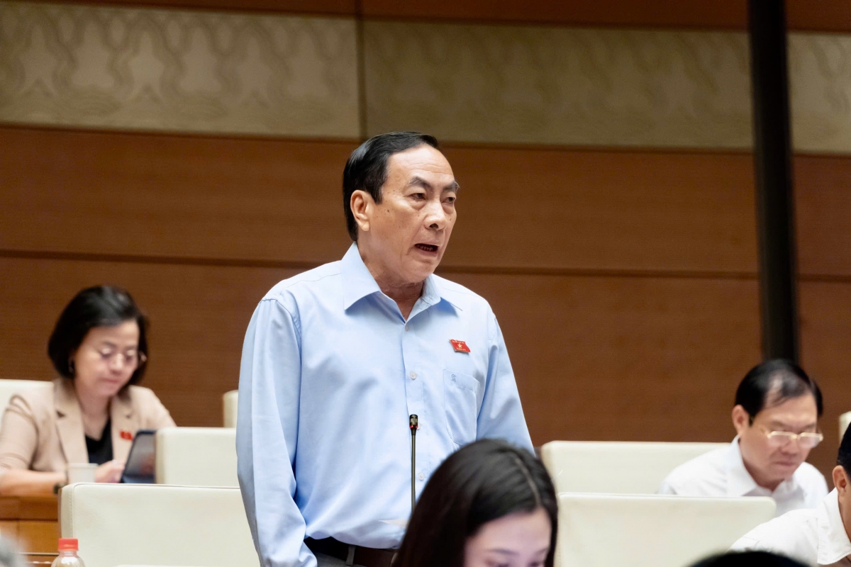 Đại biểu  Phạm Văn Hòa đề nghị nên cân nhắc hòa giải trực tuyến.