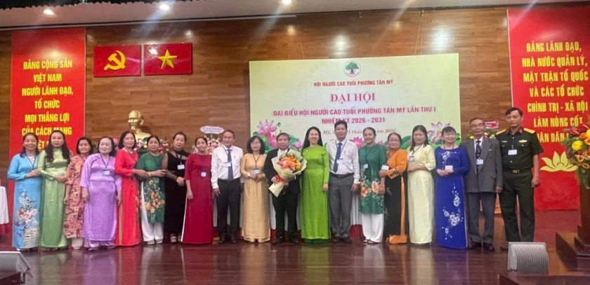 Ra mắt Ban chấp hành Hội Người cao tuổi phường Tân Mỹ nhiệm kỳ 2026-2031