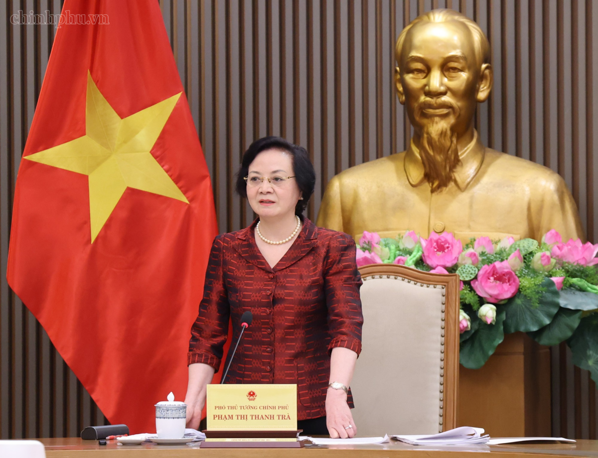 Phó Thủ tướng Phạm Thị Thanh Trà, Chủ tịch Ủy ban Quốc gia về Người cao tuổi Việt Nam phát biểu tại Hội nghị - Ảnh: chinhphu.vn/Thu Giang Phó Thủ tướng Phạm Thị Thanh Trà, Chủ tịch Ủy ban Quốc gia về Người cao tuổi Việt Nam phát biểu tại Hội nghị - Ảnh: chinhphu.vn/Thu Giang