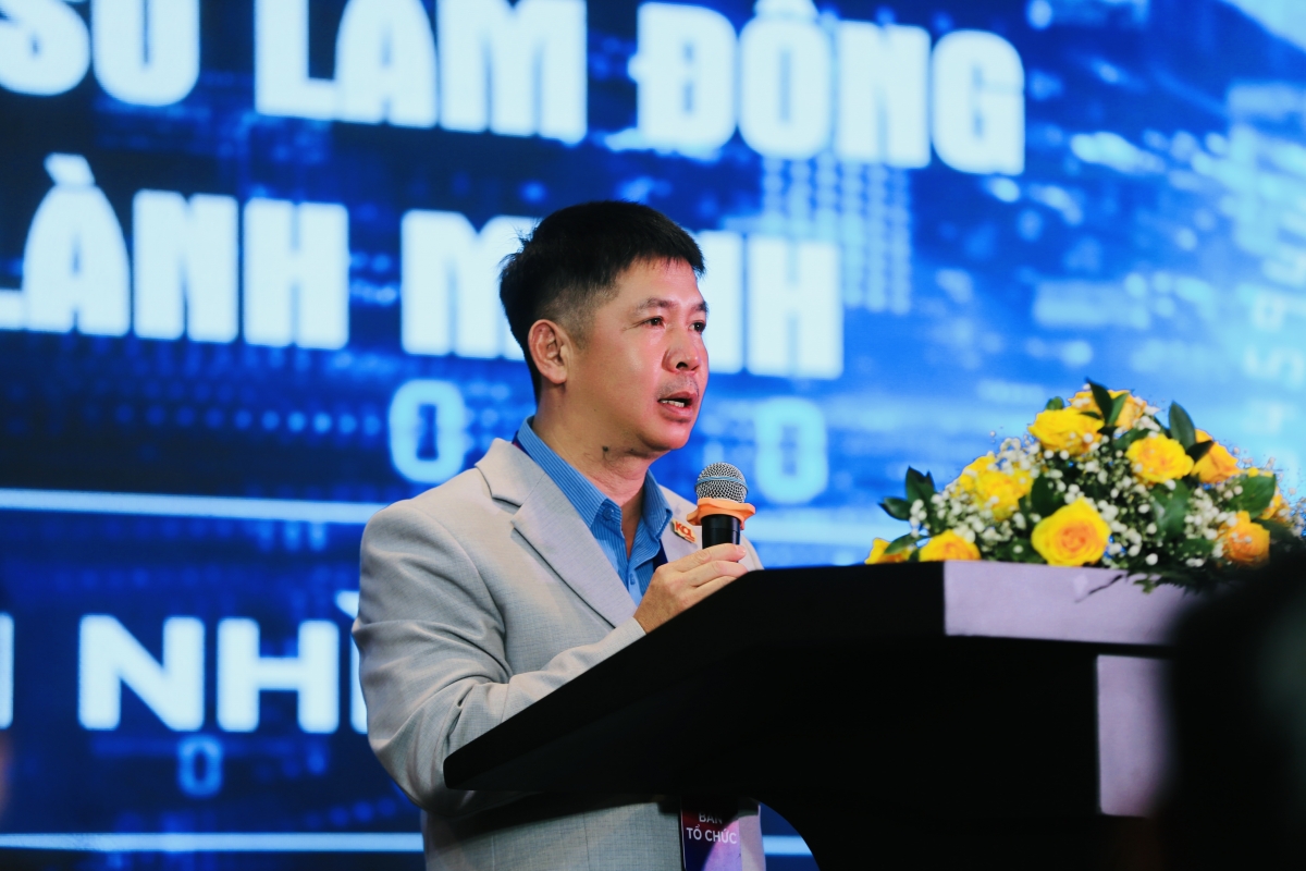 Đại tá Vũ Hoàng Anh, Trưởng phòng PA 05 báo cáo 1 năm hoạt động tại Hội nghị KOL