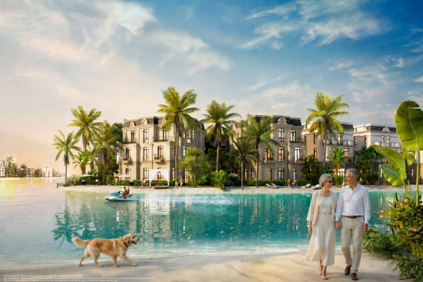 Không gian sống bên Paradise Lagoon giúp thế hệ tuổi vàng tận hưởng thiên nhiên, duy trì vận động, mà vẫn gần gũi bên con cháu