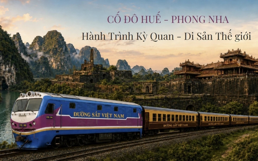 Mở bán vé tàu “Hành trình kỳ quan - Di sản thế giới” Mở bán vé tàu “Hành trình kỳ quan - Di sản thế giới”