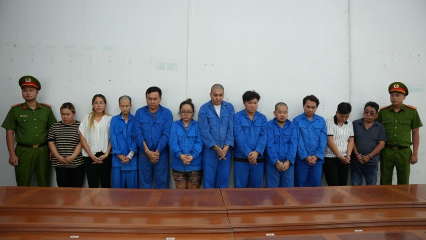 Các đối tượng bị khởi tố. Các đối tượng bị khởi tố.