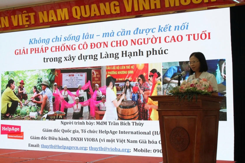 Bà Trần Bích Thủy, Giám đốc Tổ chức HAI tại Việt Nam