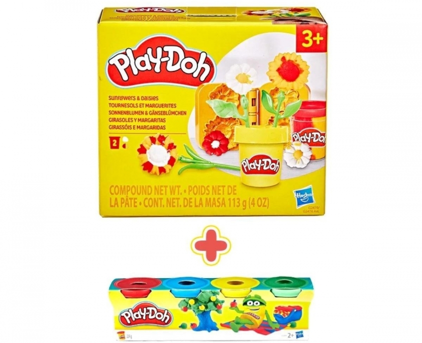 Đồ chơi Combo bộ khuôn làm hoa mặt trời và bột nặn 4 màu Mini Play-Doh. Ảnh: My Kingdom Đồ chơi Combo bộ khuôn làm hoa mặt trời và bột nặn 4 màu Mini Play-Doh. Ảnh: My Kingdom