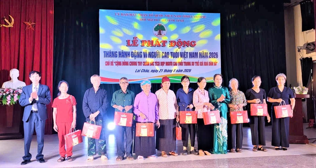 Lai Châu triển khai sớm Tháng hành động vì người cao tuổi Việt Nam năm 2026