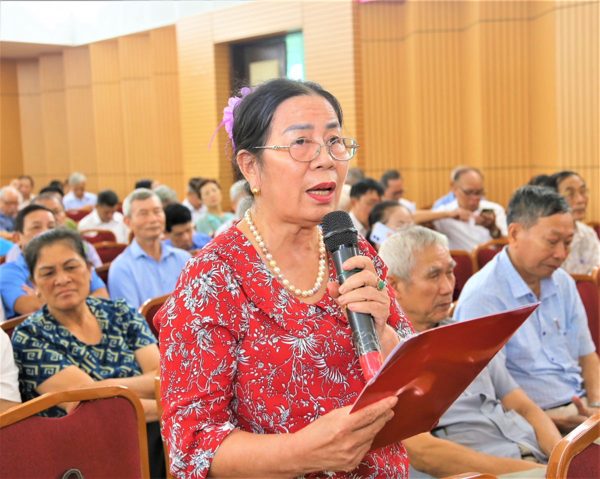 Đại biểu xã Thư Lâm tham luận