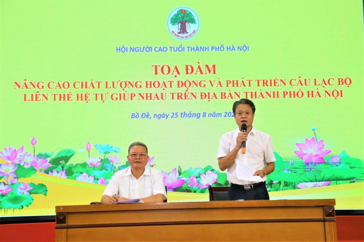 Lãnh đạo Hội Người cao tuổi TP Hà Nội chủ trì tọa đàm