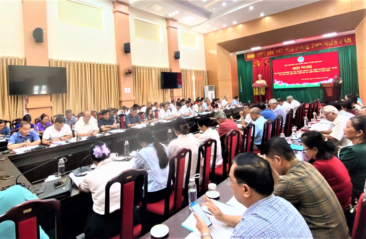 Tỉnh Tuyên Quang: Nâng cao nghiệp vụ, kỹ năng công tác Hội Người cao tuổi Tỉnh Tuyên Quang: Nâng cao nghiệp vụ, kỹ năng công tác Hội Người cao tuổi