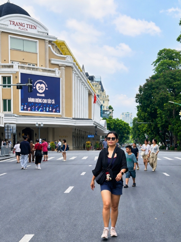 Dù thời tiết không thuận lợi, chị Nguyễn Thị Ngọc Lan vẫn kiên trì tích lũy quãng đường để góp phần vào thành tích chung của giải chạy (Ảnh: NVCC). Dù thời tiết không thuận lợi, chị Nguyễn Thị Ngọc Lan vẫn kiên trì tích lũy quãng đường để góp phần vào thành tích chung của giải chạy (Ảnh: NVCC).