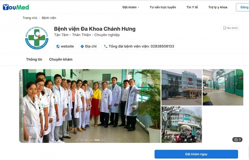 Đặt lịch khám trước tại Bệnh viện Chánh Hưng tạo thuận lợi cho người cao tuổi