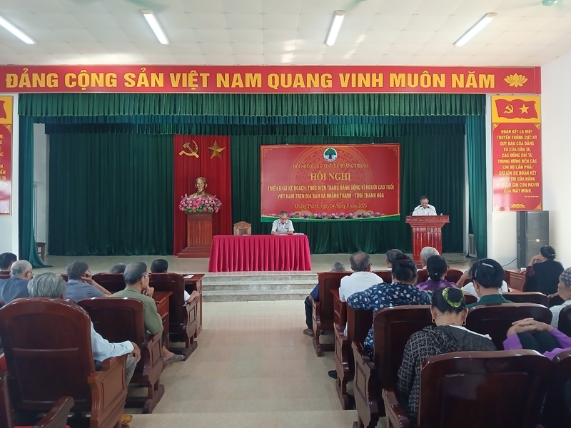 Xã Hoằng Thanh: Chăm lo NCT trong Tháng hành động vì NCT Việt Nam 2026
